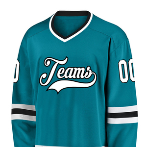 2025 Wholesale Custom Sublimation Ice Hockey Jersey 100% Polyester Anti-Bacterial Quick Dry Custom Design Comfortable <b>Blank</b> - Product Image 2
