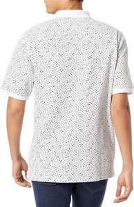 Polo de piqué de algodón de corte regular para hombre, diseño personalizado, estampado de letras lavadas, polos de talla grande para hombre - Product Image 3