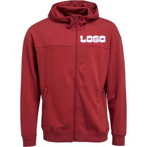 Sudadera con capucha de poliéster personalizada para hombre, de alta demanda, con cremallera, bordada, estilo urbano, deportiva, térmica, OEM ODM - Product Image 2