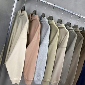 เสื้อผ้าฝรั่งเศสเทอร์รี่เนื้อหนัก 400 กรัม ผ้าโพลีเอสเตอร์/คอตตอน รับผลิตตามสั่ง พร้อมปักโลโก้ ไม่เป็นขุย มีกระเป๋า เหมาะสำหรับฤดูหนาว รับพิมพ์ลาย - Product Image 1