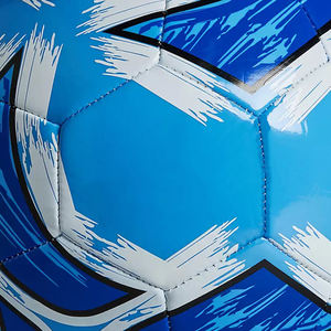 Balón de fútbol profesional ligero, ecológico, de alta calidad, con logo personalizado, impresión de logo personalizado, tamaño 5, cosido a máquina. - Product Image 2