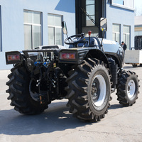 جرار صغير مدمج عالي الجودة دفع رباعي 4x4 بمحرك ديزل كبير، جرار زراعي صغير للزراعة بمهام شاقة مع علبة تروس أساسية لآلات المزرعة