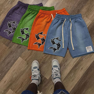 Pantalones Cortos de Algodón con Diamantes de Imitación Personalizados para Hombre - Product Image 3