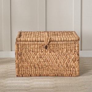 Troncs en jacinthe d'eau faits à la main, accessoires de rangement, grand conteneur de rangement et décoration - Product Image 4