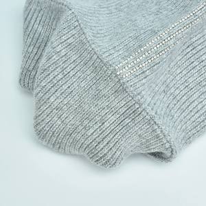 OEM Broderie Offre Spéciale Impression sur tout le visage doux Couverture Noir Bonnet tricoté Logo personnalisé jacquard - Product Image 6