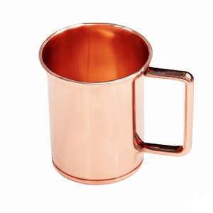 Taza de mula de Moscú de cobre lujosa de alta calidad, jarra de cerveza de mesa clásica con diseño sublimado, Taza de cerámica elegante - Product Image 6