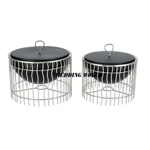 Metal Serving Casserole High Quality Luxury Stainless Steel Food Warmer Round Traditional Designer Luxury Serving Hotpot