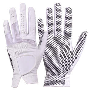 Right Hand <b>Sheepskin</b> Golf <b>Gloves</b> For Left Handed Players Durable Flexible And Precision Fit For Serious Golfing - Product Image 2
