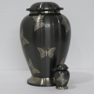 HHO nouveauté urne de crémation en métal fabriquée à la main Styles attrayants pour les cendres humaines impression personnalisée disponible en vrac - Product Image 2