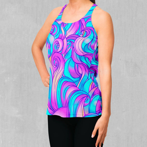 เสื้อกล้ามผู้หญิงแขนกุดพิมพ์ลายโลโก้ออกแบบได้ตามต้องการแฟชั่นล่าสุด - Product Image 4