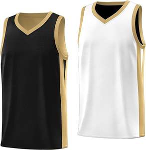 Camisetas de Baloncesto Personalizadas de Alta Calidad, Ligeras, 100% Poliéster, Transpirables, Duraderas, Reversibles, Sublimadas y Ajustables para Equipos - Product Image 1