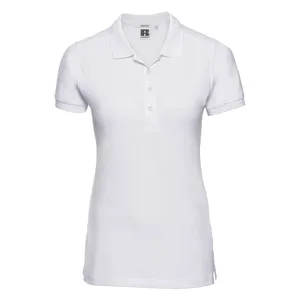 Chemises polo promotionnelles personnalisées pour femmes, en tissu extensible - Product Image 1