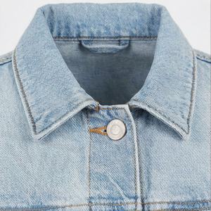 Vente en gros de nouvelles vestes en jean pour femmes, vêtements d'hiver à la mode, manteaux pour femmes, tendance de la mode, vêtements décontractés, couleur personnalisée - Product Image 4