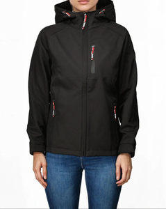 Chaqueta Softshell para Mujer, Ligera, Duradera, con Capucha, Transpirable, Acabado de Nailon, para Senderismo - Product Image 1