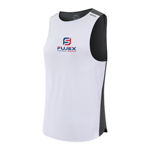 Gym Fitness Wear <b>Men's</b> Tank Top Quality <b>Men</b> <b>White</b> Color Made With High Quality Cotton / Polyester Fabric Custom Workout Singlets - Product Image 1