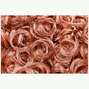 Cable desnudo de grado de chatarra de alambre de cobre estándar superior y chatarra de cobre a granel de 99.95% Cu (MIN) para chatarra de alambre de cable a los mejores precios - Product Image 1