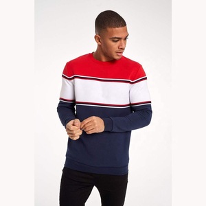 Sweat-shirt à col rond en molleton d'hiver 100% coton pour homme avec logo personnalisé brodé, couleur unie, imperméable et respirant - Product Image 5