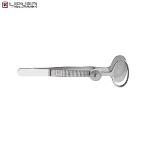 คีมจับแผลชนิดวงแหวนในรูปวงรี DESMARRES ขนาดเส้นผ่านศูนย์กลางวงแหวนด้านใน 10.4-19.8 มม. ด้ามจับแบน สแตนเลส 9 ซม. อุปกรณ์ทางการแพทย์ - Product Image 2