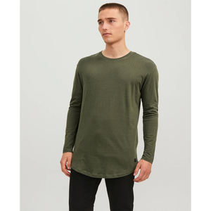 Camiseta de Gran Tamaño de Alta Calidad, Camiseta de Manga Larga para Hombre, Camisetas Unisex Personalizadas con Hombros Caídos, Algodón, Ropa Urbana Personalizada OEM - Product Image 5