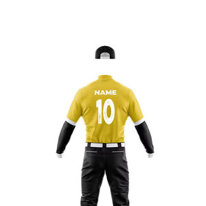 Maillot de baseball personnalisé en gros de haute qualité Oem 100% maillot de baseball imprimé par sublimation en polyester pour hommes - Product Image 6