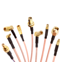 Rallonge de câble coaxial RG316 SMA SMB RF 10cm 20cm MMCX GSM GPS Antenne Connecteur Accessoire fabriqué Câbles de communication