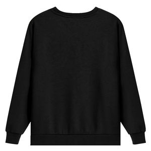 Sudadera con capucha de alta calidad para mujer al por mayor 2025 nueva moda estilo casual Otoño Invierno colores sólidos logotipo personalizado frontal - Product Image 3