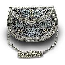 Bolso de Mano de Lujo con Mosaico para Mujeres Elegantes, Bolso de Mano con Mosaico para Bodas, Fiestas y Eventos, Bolso de Mano para Ocasiones Elegantes - Product Image 4