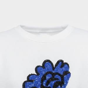 Sweat-shirts pour femmes décontractés blancs avec logo personnalisé en gros, sweat-shirts pour femmes confortables pour l'hiver, vêtements d'extérieur de rue - Product Image 4