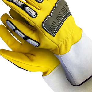 Prix de gros des gants de mécanicien en cuir du Pakistan écran tactile compatible pour le travail quotidien hiver conduite nitrile En420 - Product Image 6