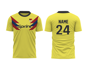 Sublimación de moda personalizada, diseño de Conjunto de camiseta de fútbol personalizado, camiseta de fútbol unisex y para niños - Product Image 1