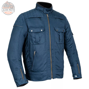 High Quality Long Sleeve Plus Size Motorbike Bikers Denim Jacket Fashionable Cotton Made Vintage Style Motorcycle Denim Shirts - Product Image 4