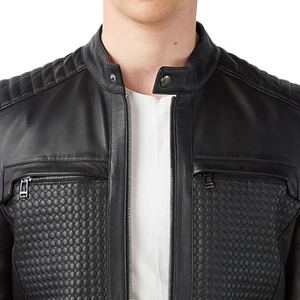 Chaqueta auténtica de piel de oveja pesada para hombre, nueva moda, delgada, de secado rápido, chaqueta de moto, botones demandados, piel de vaca de invierno - Product Image 2
