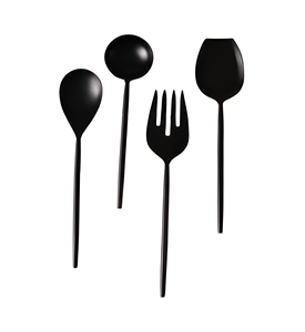 Luxury Black Metal <b>Serving</b> Set in Low Price For Wedding Hotel Home Use From India - Product Image 5