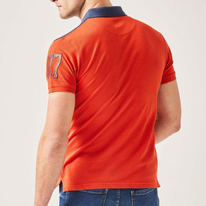 Polos avec logo personnalisé imprimés à motifs pour hommes, vêtements de golf décontractés de haute qualité, vente en gros de t-shirts polo - Product Image 6