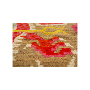 พรมขนสัตว์สีน้ำตาลเบจคลาสสิก Nayaab ทอมือลายสัตว์รูปทรงสี่เหลี่ยมผืนผ้าสำหรับบ้าน ห้องนั่งเล่น ห้องนอน-Paem-1259 - Product Image 3