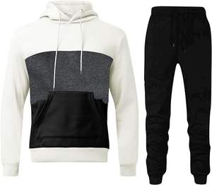 Vente en gros OEM Survêtements pour hommes Ensemble Sweats à capuche Survêtement pour hommes 2 pièces à capuche Sport Course à pied Camping Survêtements Ensembles de costumes de mode - Product Image 2
