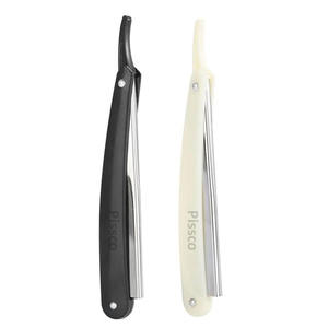 Mejor Empresa Pissco: Maquinilla de Afeitar Plegable de Acero Inoxidable para Barbero y Salón, Herramienta de Afeitado de Barba - Product Image 2