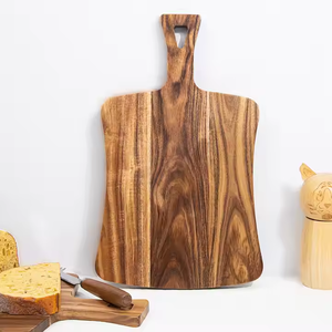 Tabla de Cortar Grande de Madera de Acacia con Mango, Forma Rectangular, Apta para Lavavajillas, Grosor Personalizado por SANIYA HANDICRAFT - Product Image 3