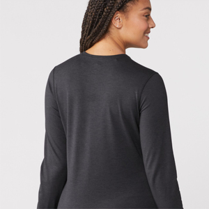 Venta al por mayor de camisetas transpirables de gran tamaño de algodón y poliéster para mujer, camisetas personalizadas de nuevo diseño, camisetas de manga larga para mujer de la mejor oferta - Product Image 2