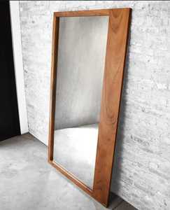 Rustic Wooden <b>Mirror</b> <b>Frame</b> with Natural Tree Stem Embellishment Handcrafted Organic Design Wall Decor for Living Room, Entryway - Product Image 5