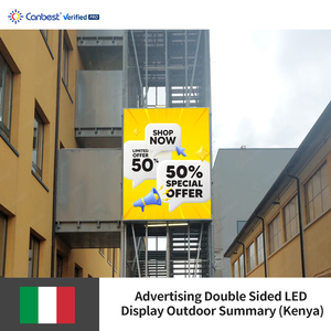 Canbest Fo P5 5.7Mm 2880X3840Mm 9.44Ftx12.59Ft la pilule Base Camp <span class=keywords><strong>Expo</strong></span> écran d'affichage LED numérique extérieur en Italie - Product Image 3
