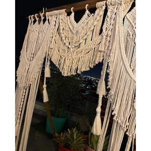 Rideau de fond de scène chic bohème pour mariage, décoration murale rustique pour mariages - Product Image 3