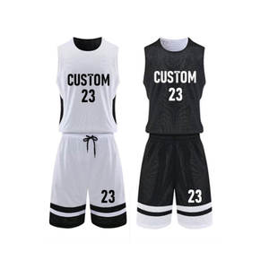 Maillot et short d'uniforme de basket-ball d'été personnalisable Maillot d'équipe cousu imprimé personnalisé - Product Image 1