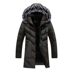 Veste parka pour homme avec logo personnalisé en gros, chaude, isolée, capuche, production rapide, tissu en toile imperméable, approvisionnement en vrac, manteau d'hiver - Product Image 6