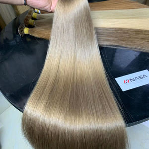 Caliente queratina punta plana preadherida cabello humano precio al por mayor crudo vietnamita 100 gramos extensiones de cabello recto - Product Image 1