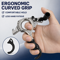 Déclencheur de tir à l'arc en laiton de haute qualité, distributeur de plaques métalliques, pour 3 ou 4 doigts, accessoire de tir à l'arc pratique et interchangeable
