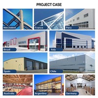 Structure en acier léger préfabriquée au design galvanisé moderne pour abri de bétail, abri pour bovins, abri pour moutons, poulailler