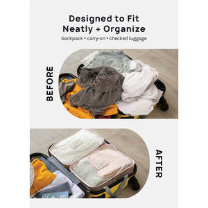 A3shop Grande Cubo da Imballaggio Ufficiale per Viaggi, Articolo Essenziale per Organizzare Vestiti, Cubo da Viaggio Ufficiale - Grande - Product Image 5