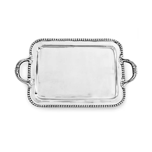 Plateau de service en acier inoxydable gaufré avec finition brillante antique unique Articles les plus vendus - Product Image 6