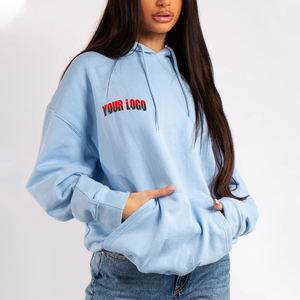 Nouveautés 2025 : Sweat-shirts et sweats à capuche surdimensionnés à logo brodé personnalisé, style streetwear hip-hop pour femmes - Product Image 1